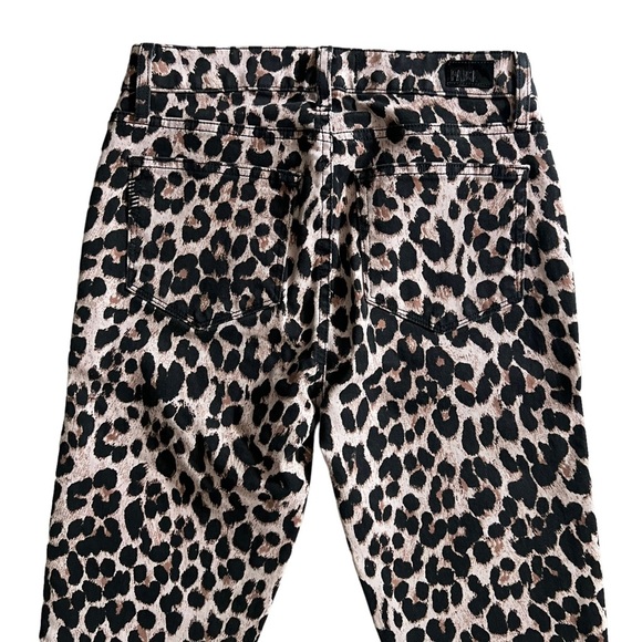 PAIGE Hoxton Ankle Skinny Jeans Pink Leopard Size 26 EUC - Picture 10 of 11